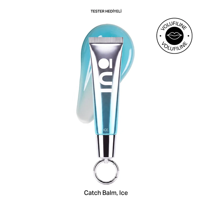 ice_v3 INO Lip Treatment Balm Ice (Clear) Anahtarlıklı, Volufiline & Deniz Kolajeni , Peptit Kompleksi - Görsel 1